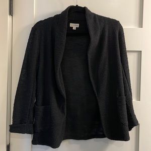Maison Jules Cuffed Black Cardigan